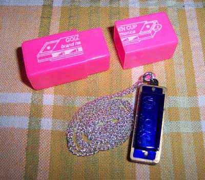 MandoHarp - Miniature Harmonica with Neck Chain