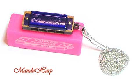 MandoHarp - Miniature Harmonica with Neck Chain