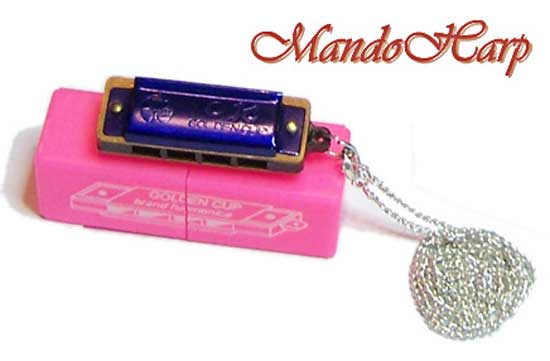MandoHarp - Miniature Harmonica with Neck Chain