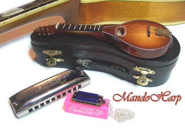 MandoHarp - Miniature Harmonica with Neck Chain