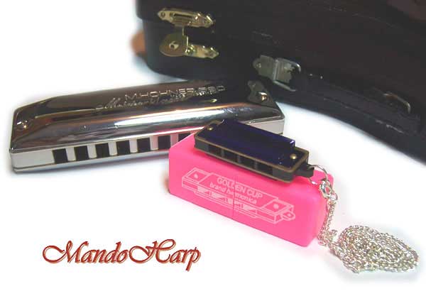 MandoHarp - Miniature Harmonica with Neck Chain