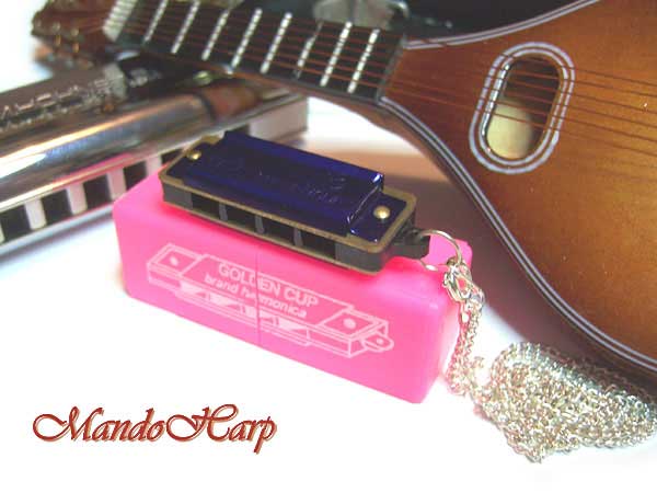 MandoHarp - Miniature Harmonica with Neck Chain