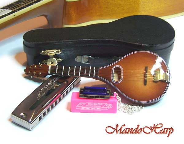 MandoHarp - Miniature Harmonica with Neck Chain