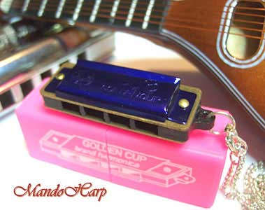 MandoHarp - Miniature Harmonica with Neck Chain