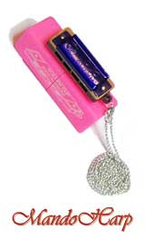 MandoHarp - Miniature Harmonica with Neck Chain