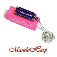 MandoHarp - Miniature Harmonica with Neck Chain