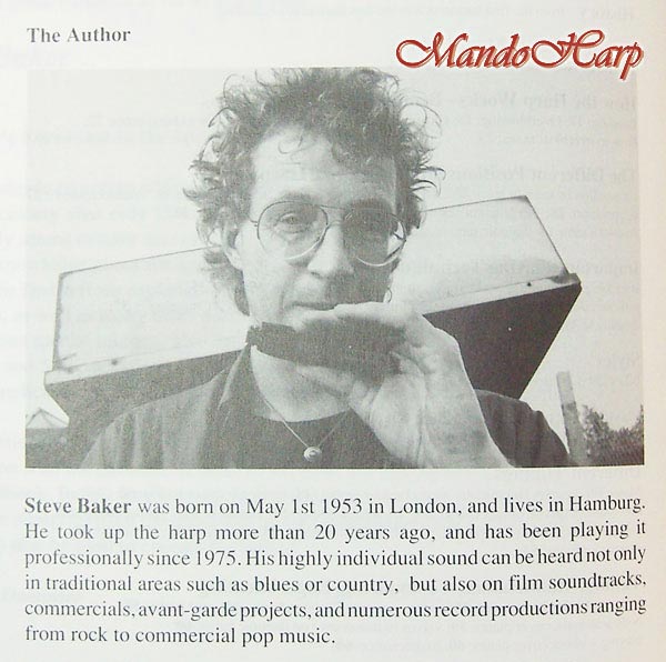 MandoHarp - Hohner Steve Baker 'Harp Handbook' - Includes Audio Cassette & CD