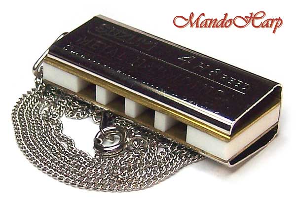 MandoHarp - Miniature Harmonica with Neck Chain