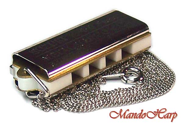 MandoHarp - Miniature Harmonica with Neck Chain