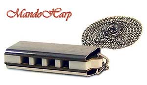 MandoHarp - Miniature Harmonica with Neck Chain