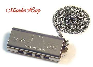 MandoHarp - Miniature Harmonica with Neck Chain