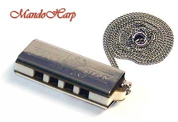 MandoHarp - Miniature Harmonica with Neck Chain