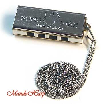 MandoHarp - Miniature Harmonica with Neck Chain