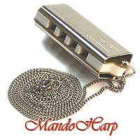 MandoHarp - Miniature Harmonica with Neck Chain