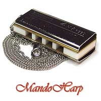 MandoHarp - Miniature Harmonica with Neck Chain