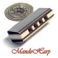MandoHarp - Miniature Harmonica with Neck Chain