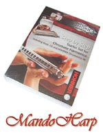 MandoHarp - Hohner 'Step by Step' Chromatic Instruction Set - Includes Course Book, CD and Hohner Super Chromonica