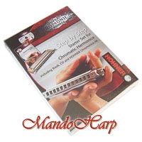 MandoHarp - Hohner 'Step by Step' Chromatic Instruction Set - Includes Course Book, CD and Hohner Super Chromonica
