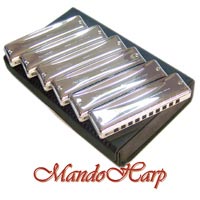 MandoHarp - Suzuki Harmonicas - MR-350-S Promaster Box Set