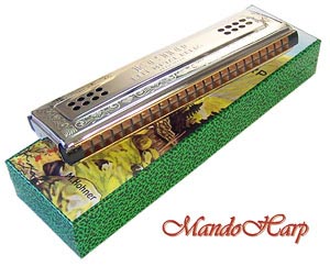 MandoHarp - Hohner Tremolo Harmonica - 56/96 Echo Harp Double-Sided
