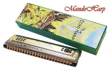 MandoHarp - Hohner Tremolo Harmonica - 56/96 Echo Harp Double-Sided