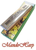 MandoHarp - Hohner Tremolo Harmonica - 56/96 Echo Harp Double-Sided
