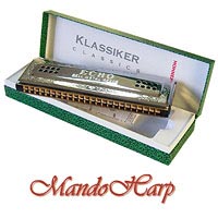 MandoHarp - Hohner Tremolo Harmonica - 56/96 Echo Harp Double-Sided