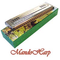 MandoHarp - Hohner Tremolo Harmonica - 56/96 Echo Harp Double-Sided