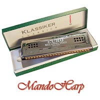 MandoHarp - Hohner Tremolo Harmonica - 56/96 Echo Harp Double-Sided
