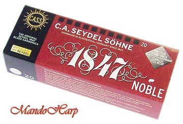 MandoHarp - Seydel Diatonic Harmonica - 16501 1847 Noble