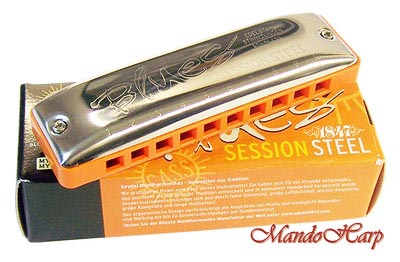 MandoHarp - Seydel Harmonica - 10301 Blues Session Steel
