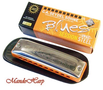 MandoHarp - Seydel Harmonica - 10301 Blues Session Steel