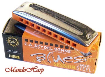 MandoHarp - Seydel Harmonica - 10301 Blues Session Steel