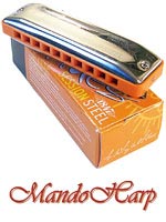 MandoHarp - Seydel Harmonica - 10301 Blues Session Steel