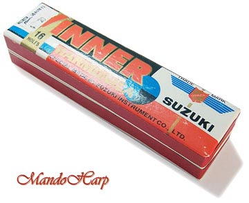 MandoHarp - Suzuki Tremolo Harmonica - W-16 'Winner'