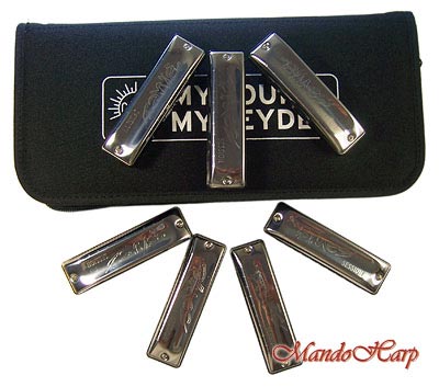 MandoHarp - Seydel Harmonicas - 10216 Blues Session 7 Harmonica Set