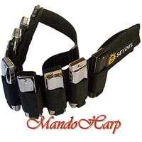 MandoHarp - Seydel Harmonica Belt - 930000 Smart-Belt for 8 Blues Harmonicas
