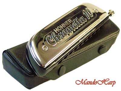 MandoHarp - Hohner Chromatic Harmonica - 253/40 Chrometta 10-hole