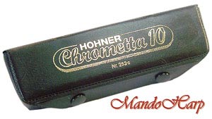 MandoHarp - Hohner Chromatic Harmonica - 253/40 Chrometta 10-hole