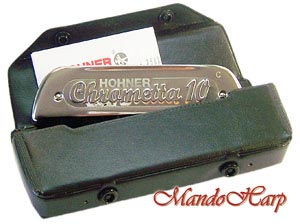 MandoHarp - Hohner Chromatic Harmonica - 253/40 Chrometta 10-hole