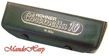 MandoHarp - Hohner Chromatic Harmonica - 253/40 Chrometta 10-hole
