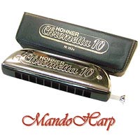 MandoHarp - Hohner Chromatic Harmonica - 253/40 Chrometta 10-hole
