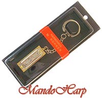 MandoHarp - Hohner Miniature Diatonic Harmonica - 109/8 Little Lady with Key Ring