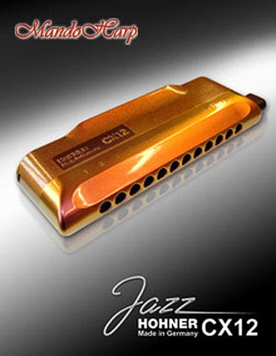 MandoHarp - Hohner Chromatic Harmonica - 7546/48/C CX-12 Jazz