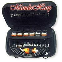 MandoHarp - Seydel Harmonica Case - 920000b Hardshell Case for 20 Harmonicas and More - With Belt