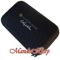 MandoHarp - Seydel Harmonica Case - 920000b Hardshell Case for 20 Harmonicas and More - With Belt