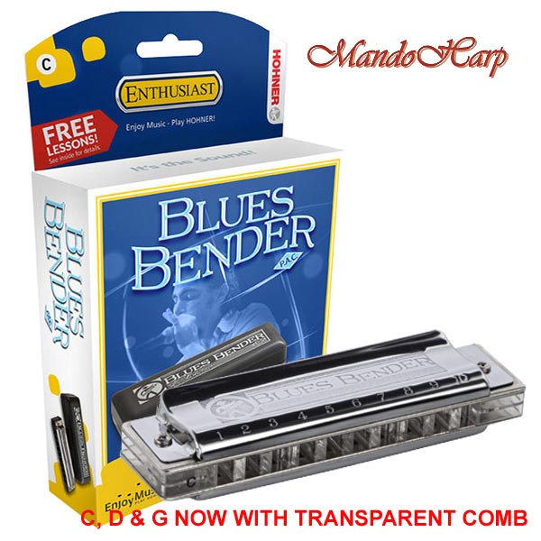 MandoHarp - Hohner Harmonica - 585/20 Blues Bender PAC
