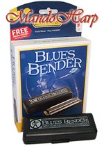 MandoHarp - Hohner Harmonica - 585/20 Blues Bender PAC