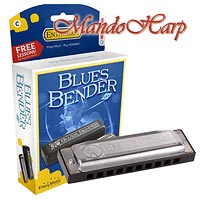 MandoHarp - Hohner Harmonica - 585/20 Blues Bender PAC