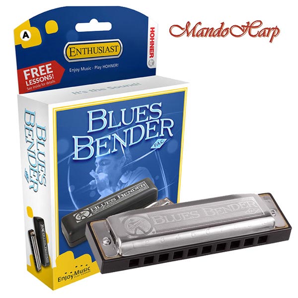 MandoHarp - Hohner Harmonica - 585/20 Blues Bender PAC